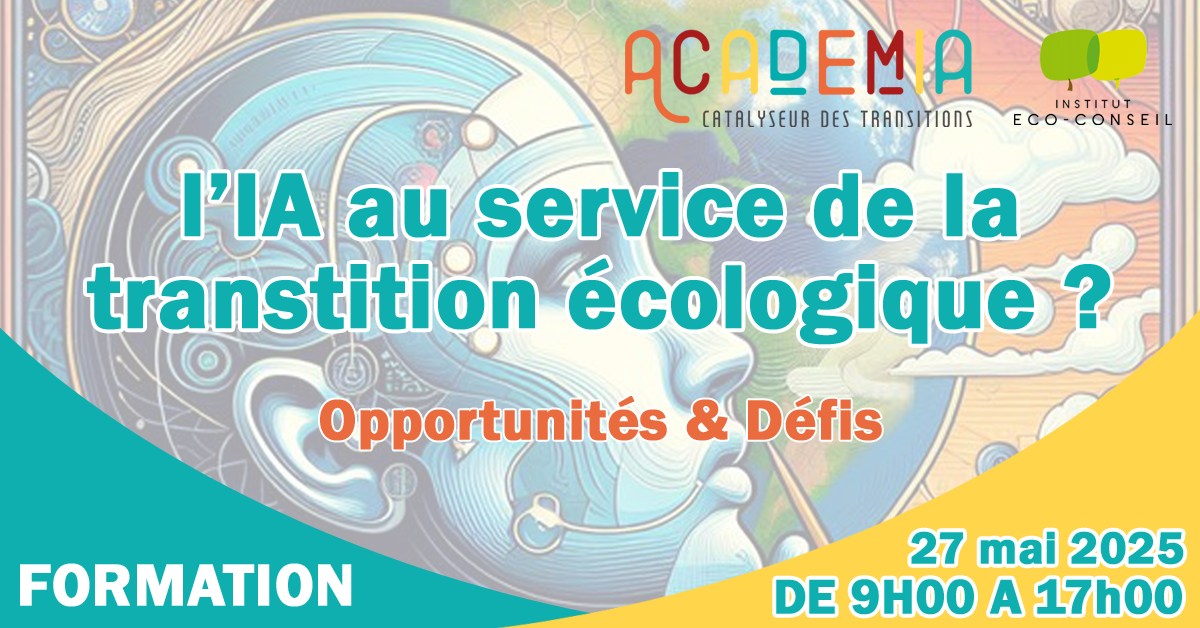 Formation: L'IA au service de la transition écologique ? Opportunités ...