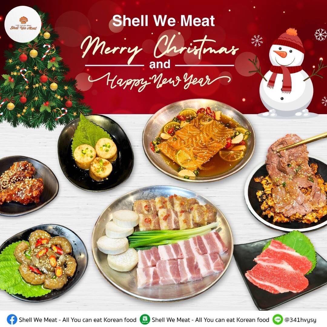 🎄... - Shell We Meat - All You can eat Korean food | Facebook