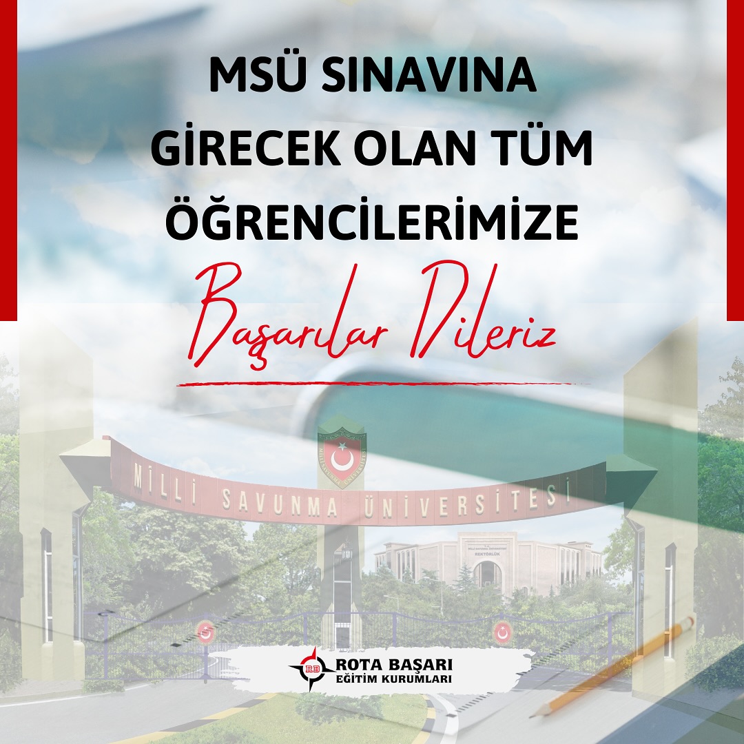 Rota - Sınava girecek olan tüm öğrencilerimize başarılar dileriz. ☎ ...