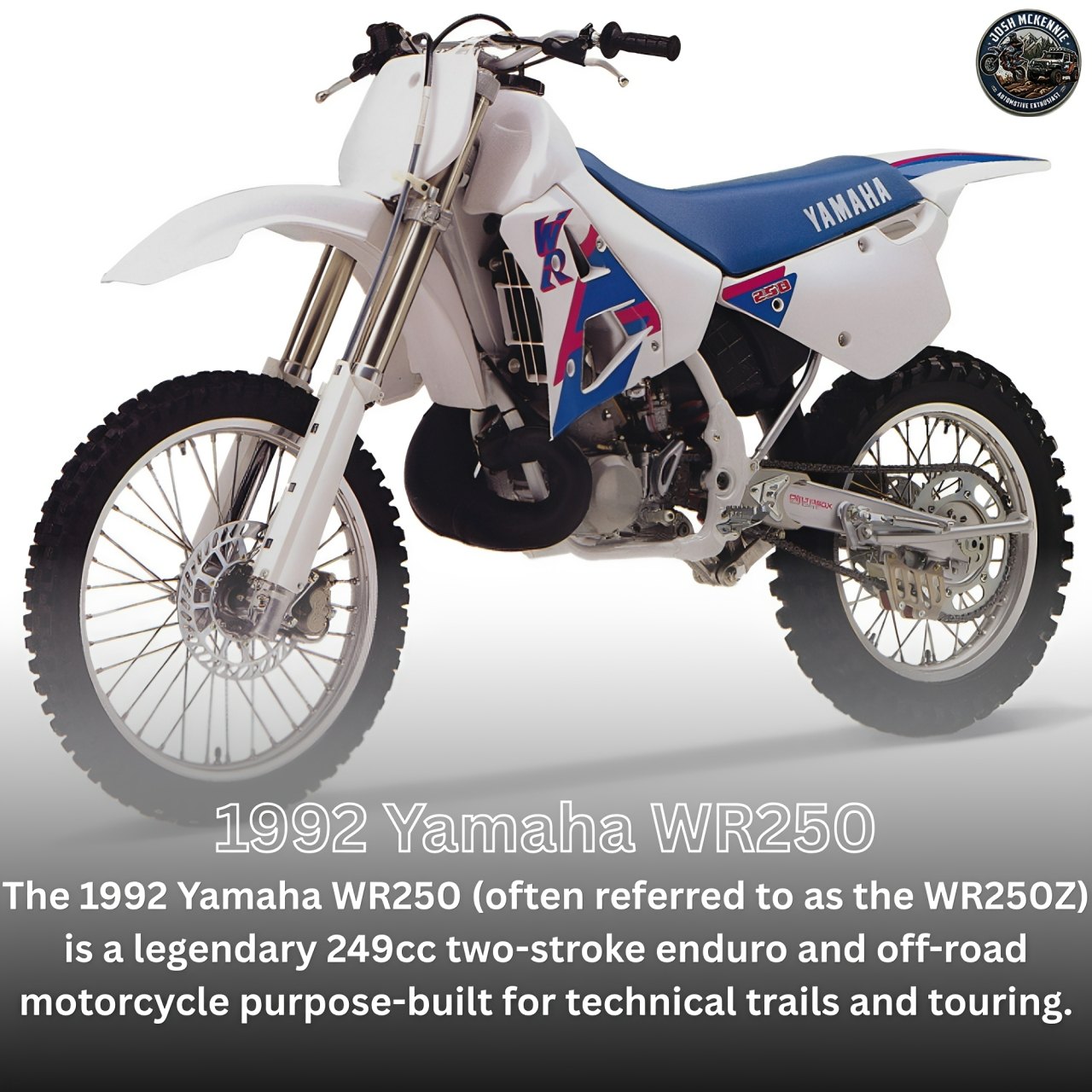 This 1997 Yamaha WR250Z is a legendary, high-performance two
