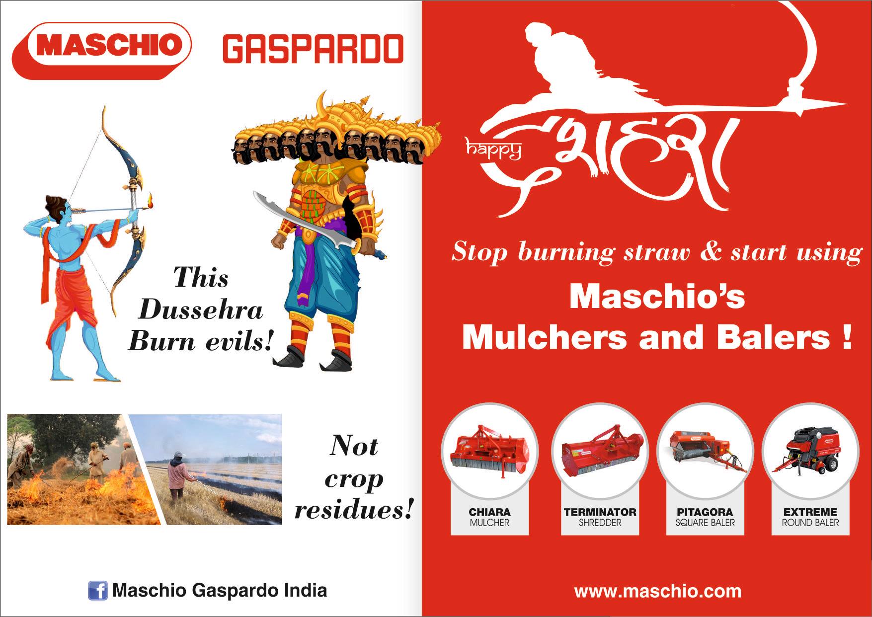 May this Dussehra burn all gloom... - Maschio Gaspardo India | Facebook