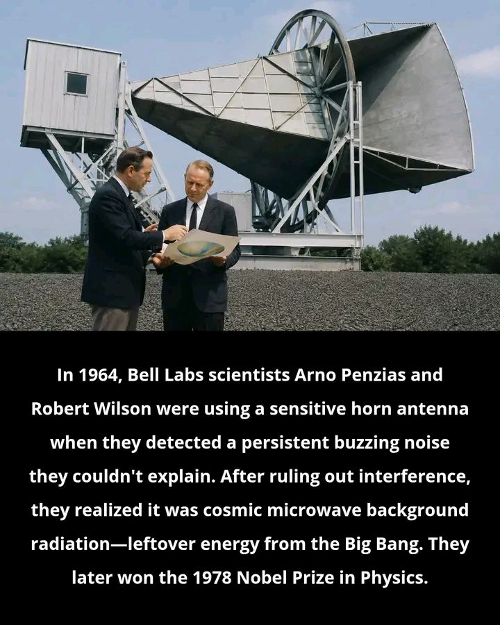 A strange hum detected by accident in 1964 earned two Bell Labs
