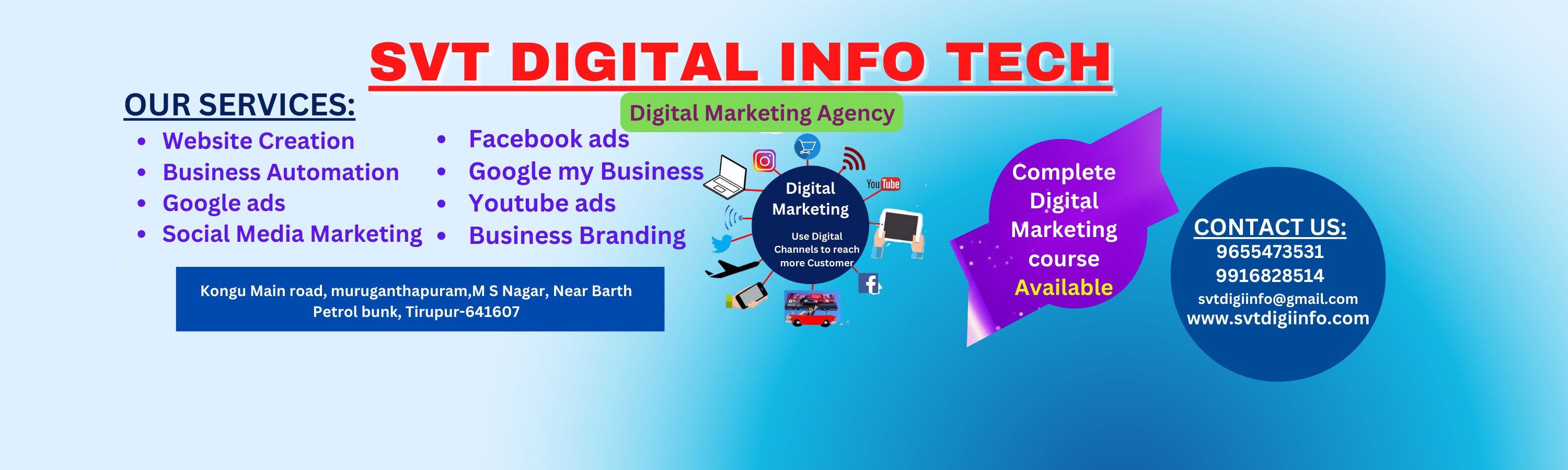 SVT Digital Info Tech | Tirupur