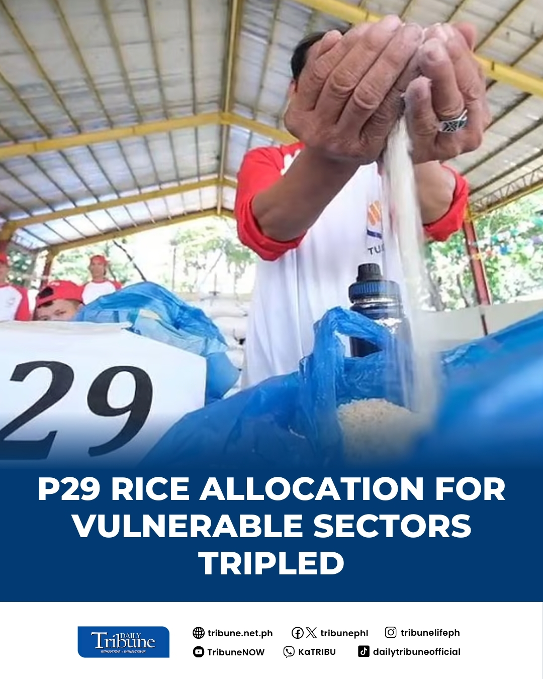 Daily Tribune - The Department of Agriculture triples... | Facebook