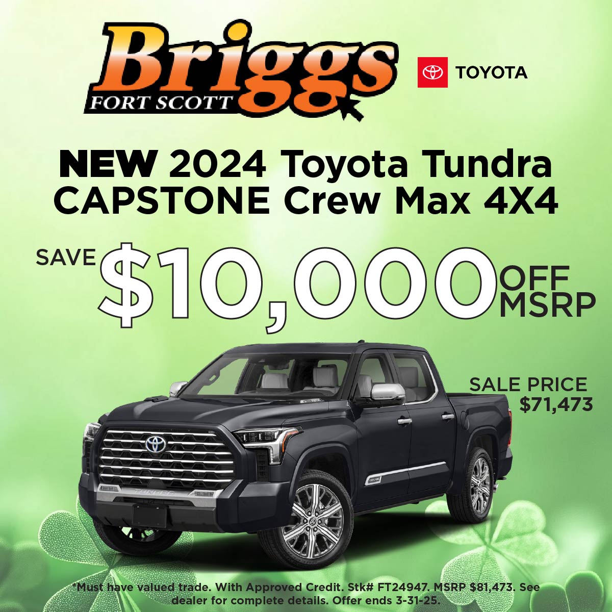 Briggs - 🚨 HUGE SAVINGS ALERT at Briggs of Fort Scott! 🚨 🔥 2024 Toyota ...