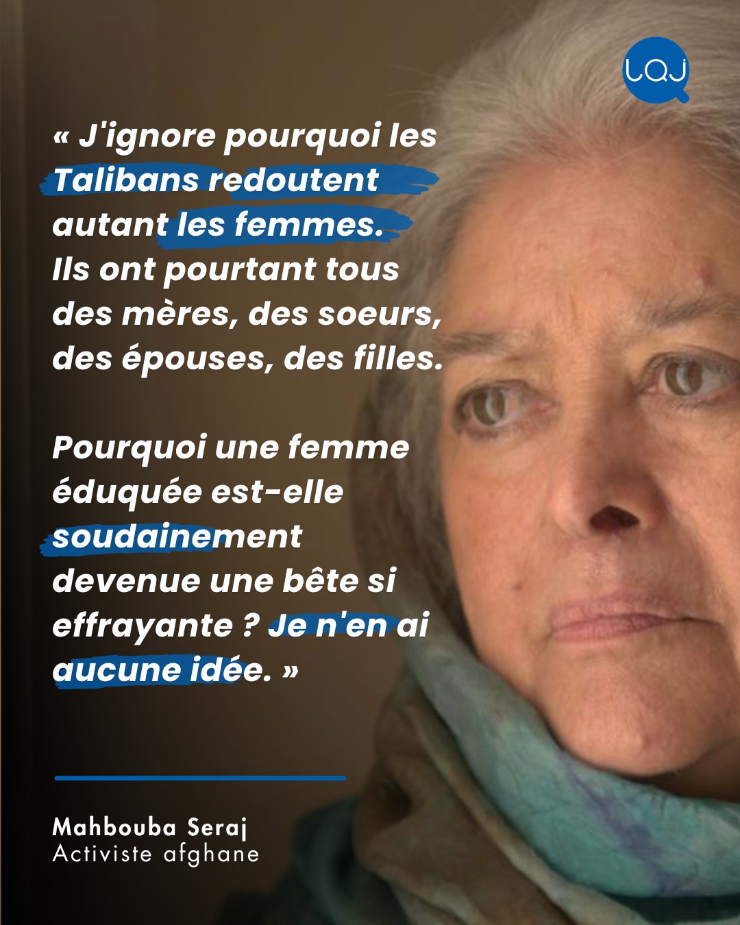 Université - MAHBOUBA SERAJ | Voix des femmes afghanes 🇦🇫🧕🏽 📢 Mahbouba ...