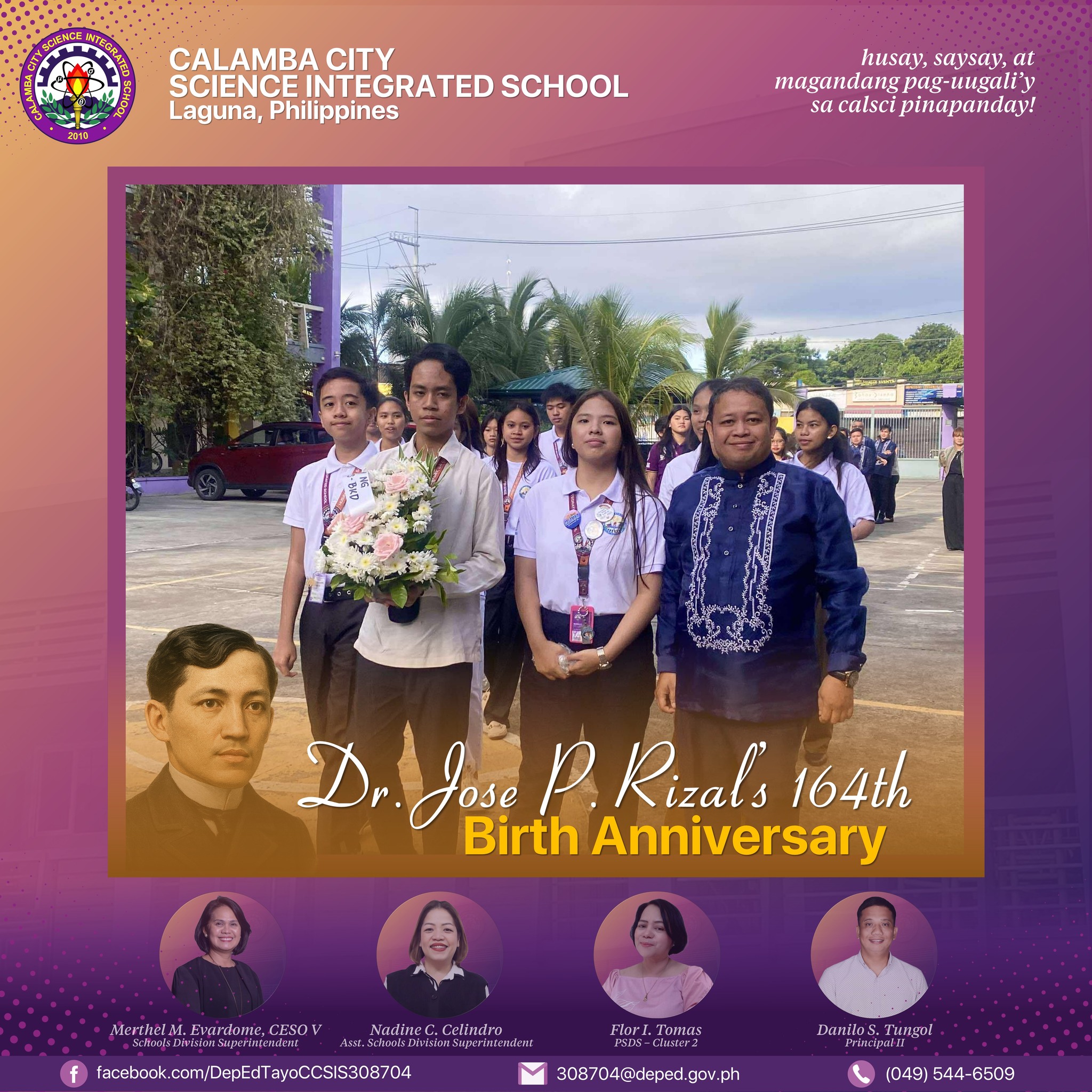 DepEd Tayo Calamba City Science Integrated School - Calabarzon added a ...