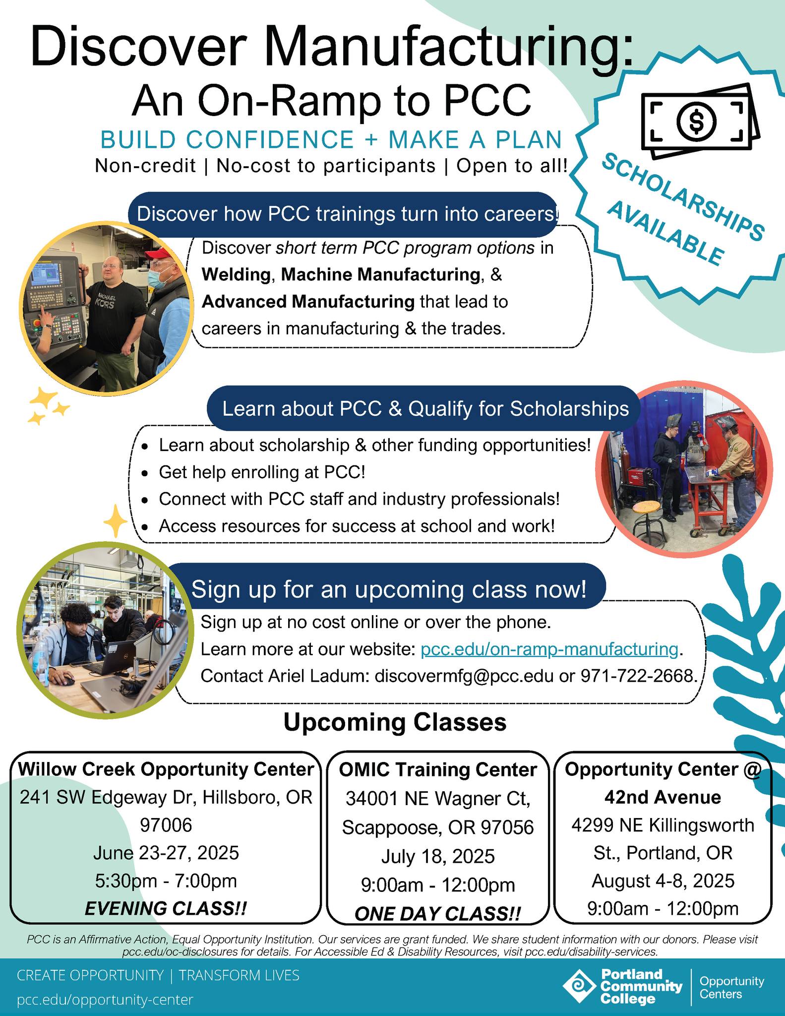 PCC - 🚀 Ready to launch into a hands-on career in manufacturing? Join ...