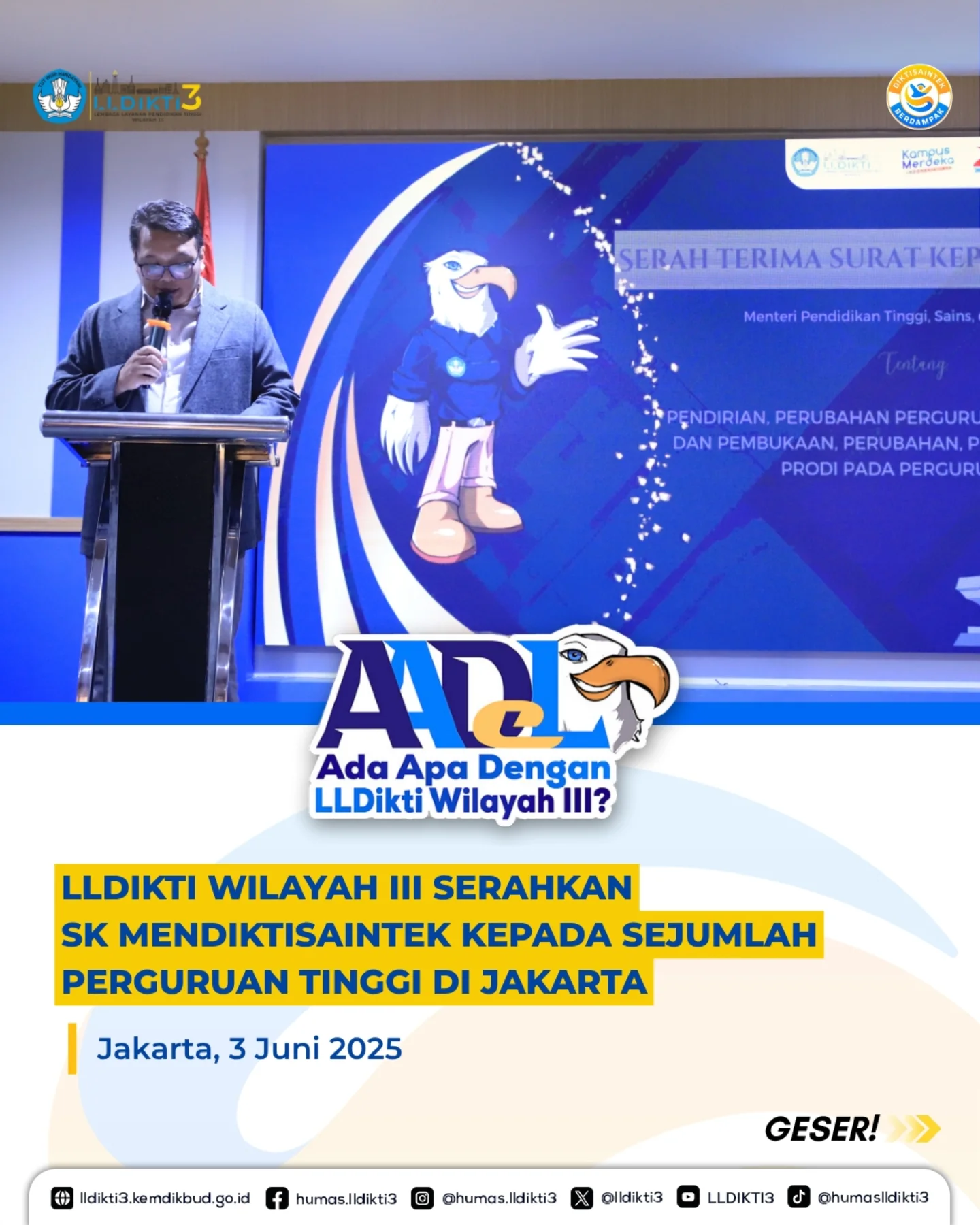 Humas Lldikti Wilayah III