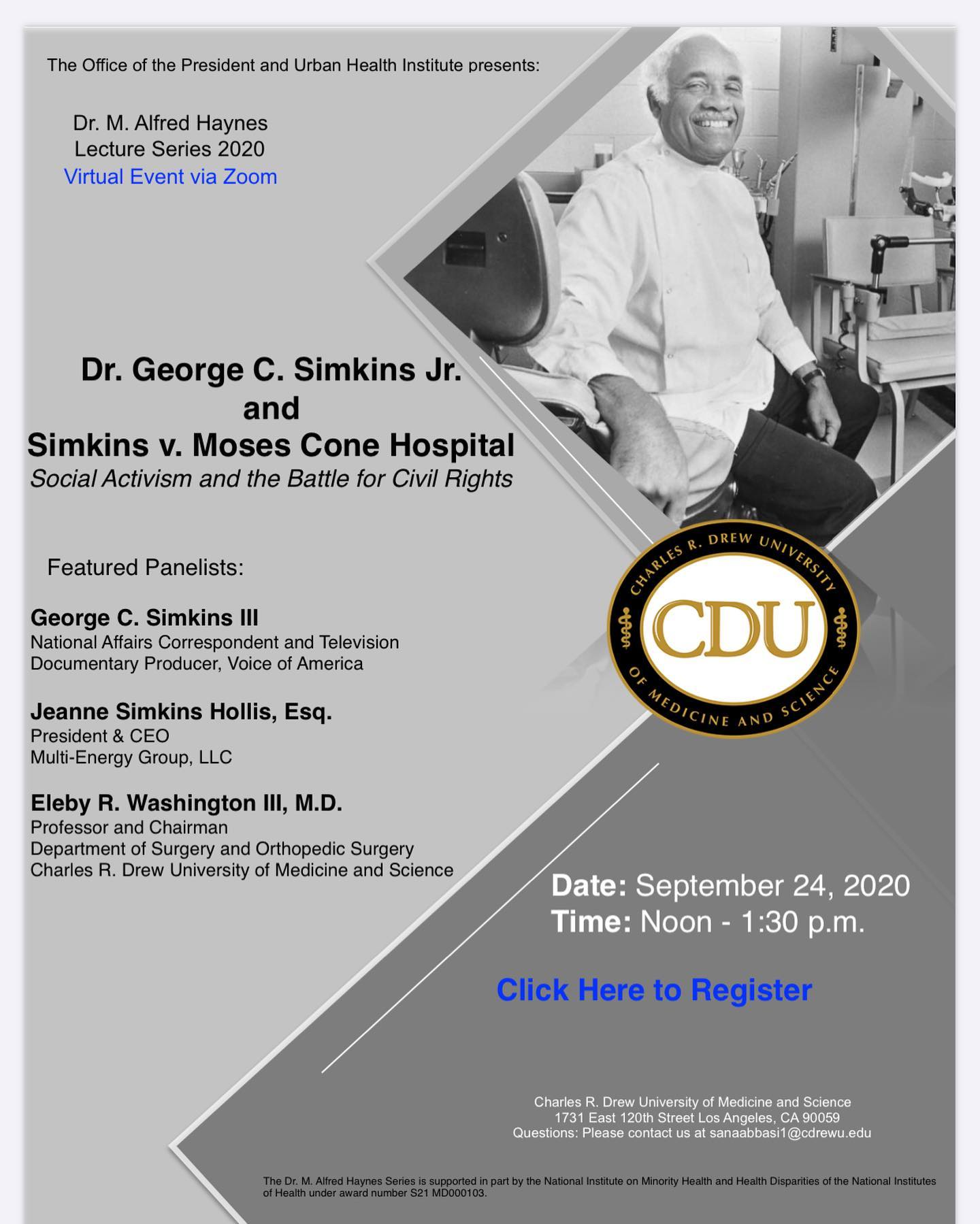 Charles R. Drew University Urban Health Institute | Los Angeles CA