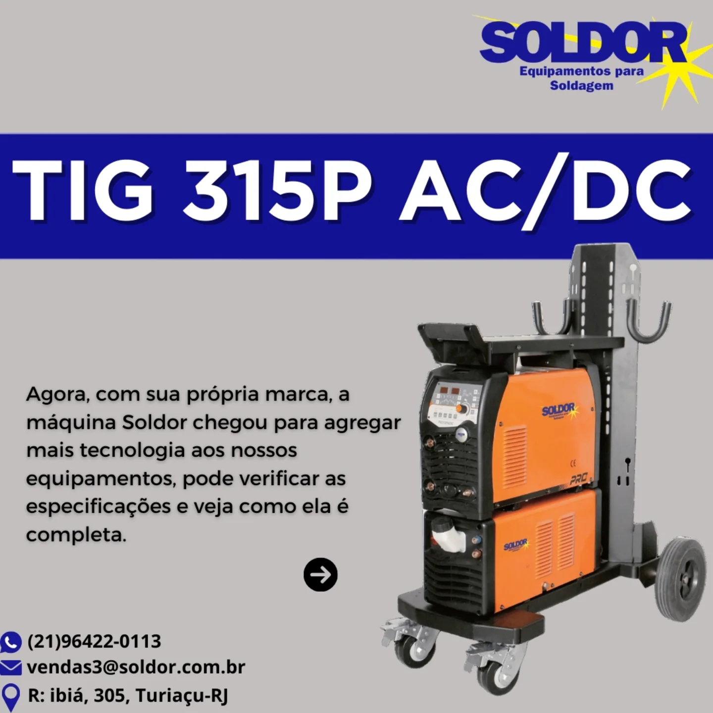 Soldor - Agora, com sua própria marca, a máquina Soldor... | Facebook