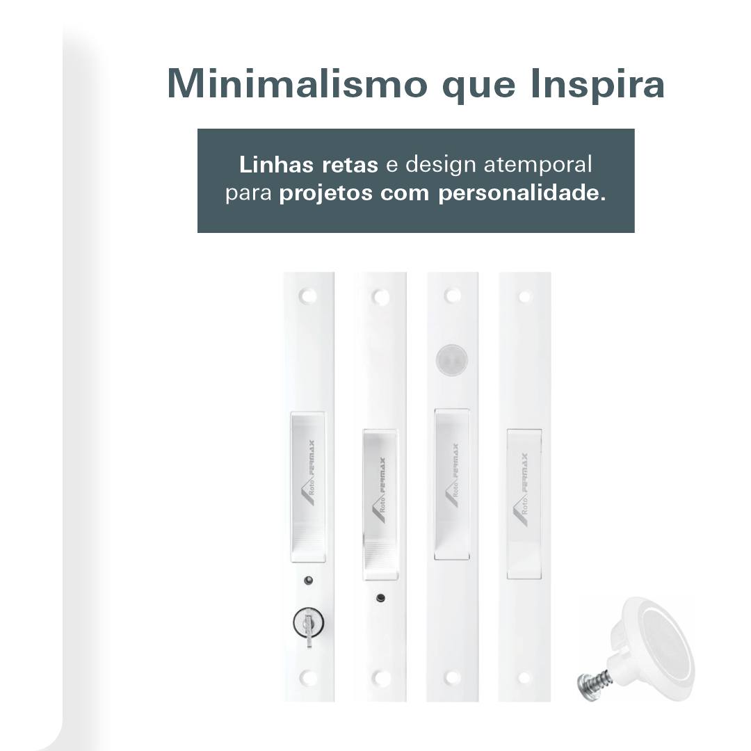 Roto Fermax - Aris: a linha de ferragens da Roto Fermax...