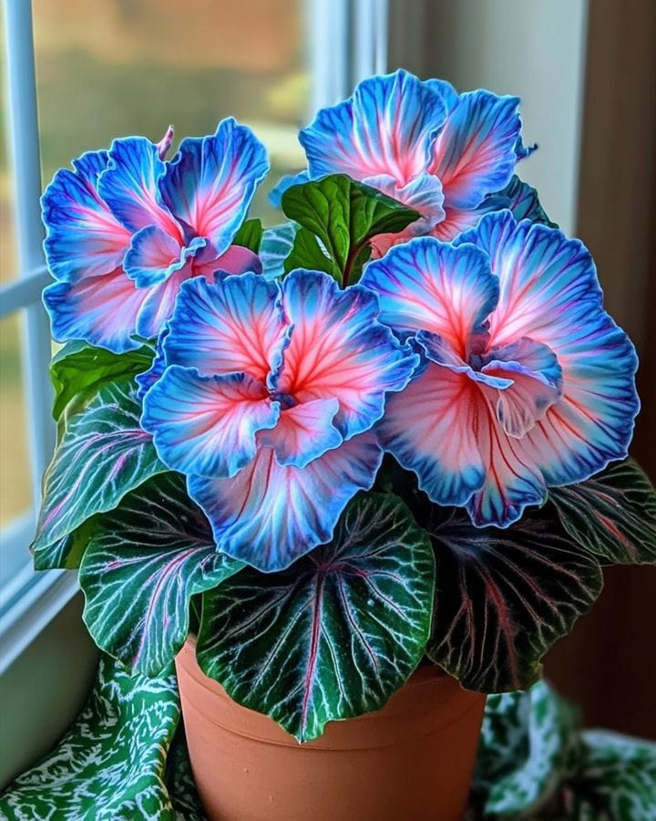 Begonia 'Metallic Blue' photo