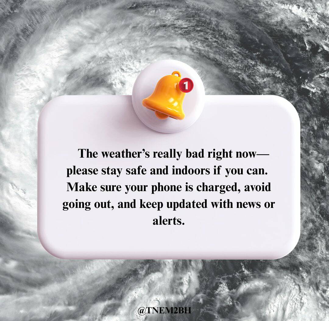Tambayan - ️REMINDER ️ The weather’s really bad right now—please stay ...