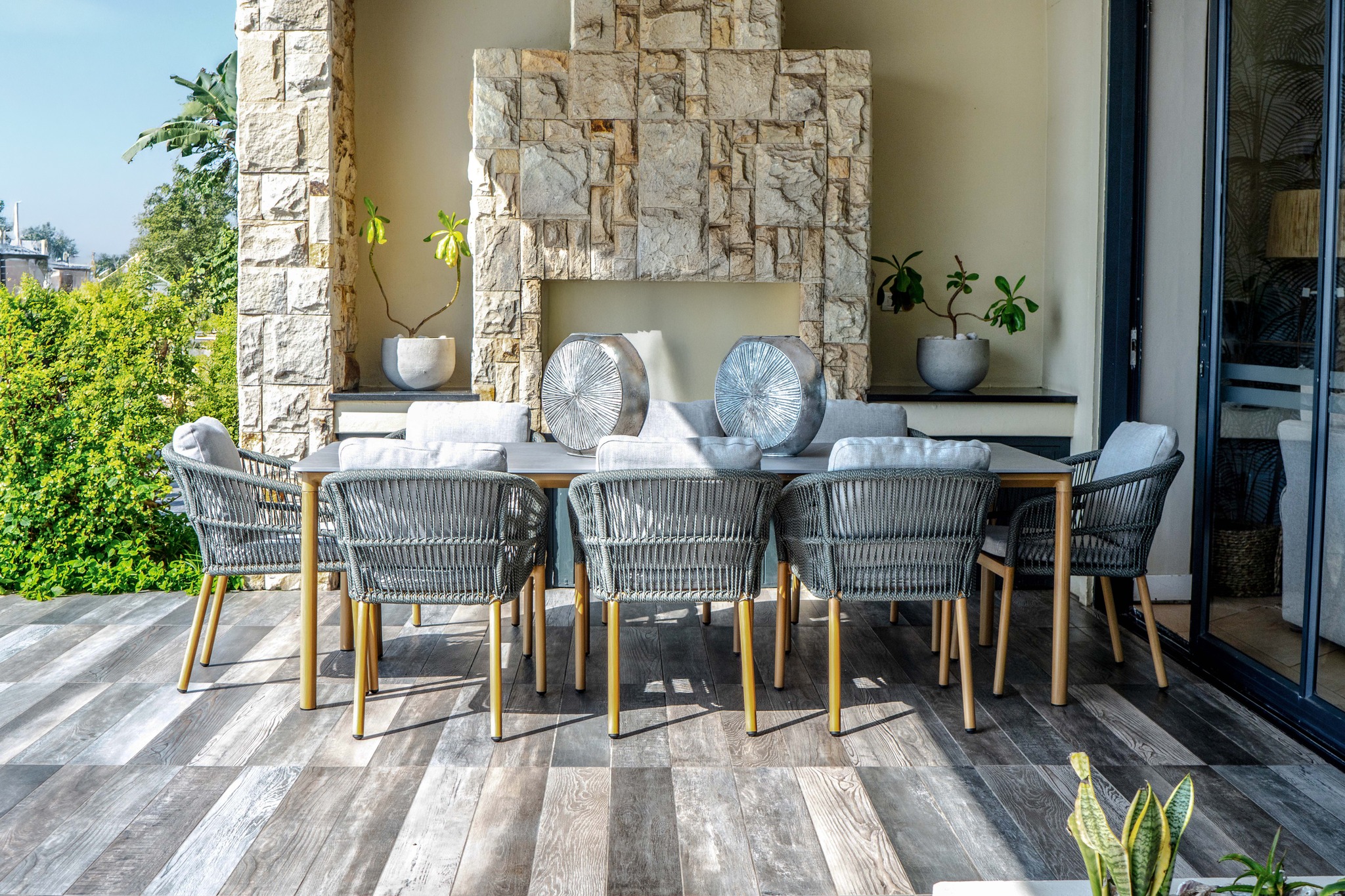 Patio - 👠🎩Modern Elegance with the Ashanti Wood-Look Dining Suite!🎩👠 ...