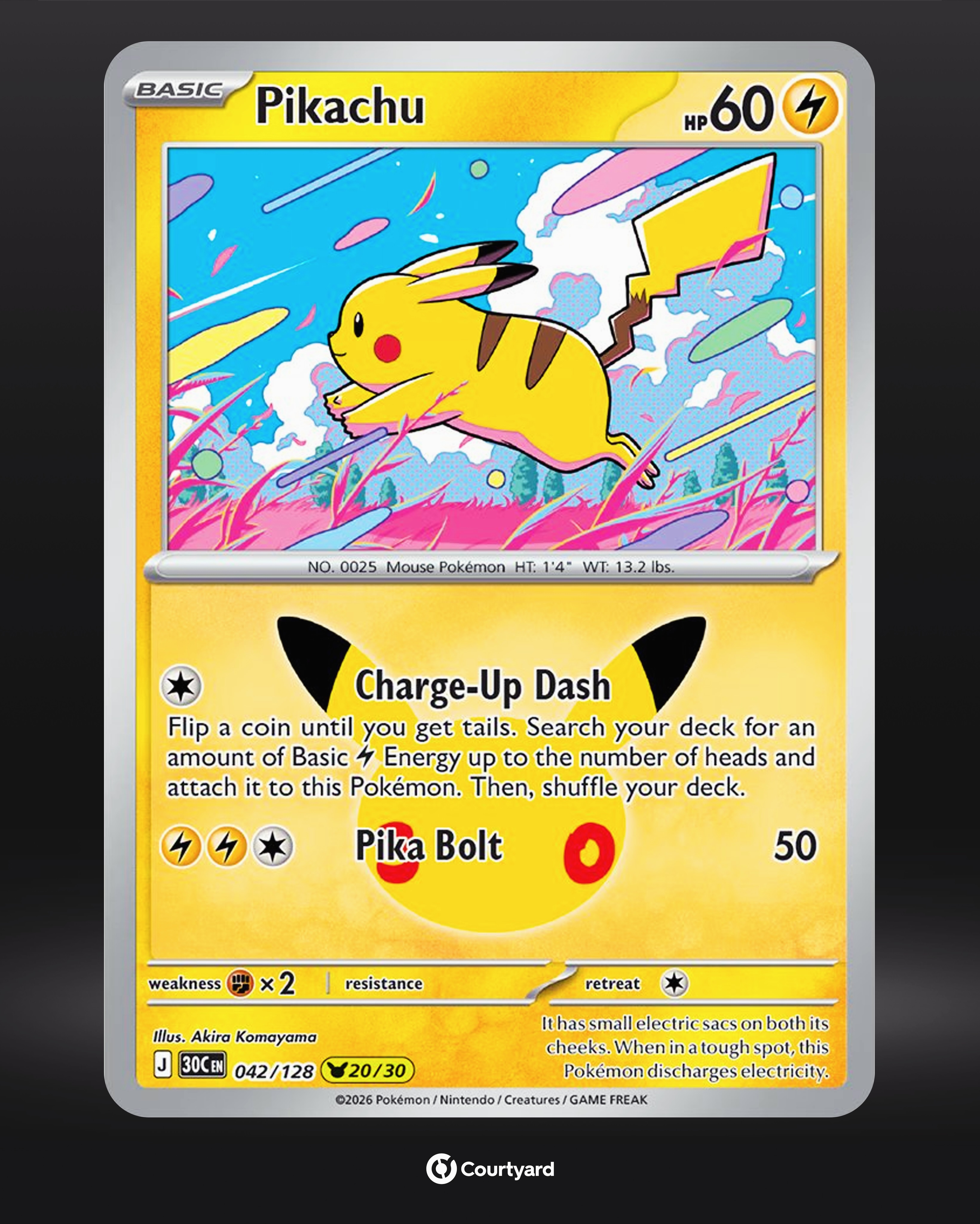 Pikachu 30th anniversary card lineup revealed