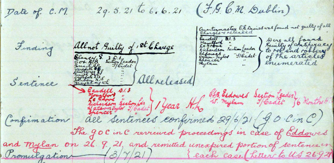 A hand-written note of the... - Meath In A Time Of War | Facebook