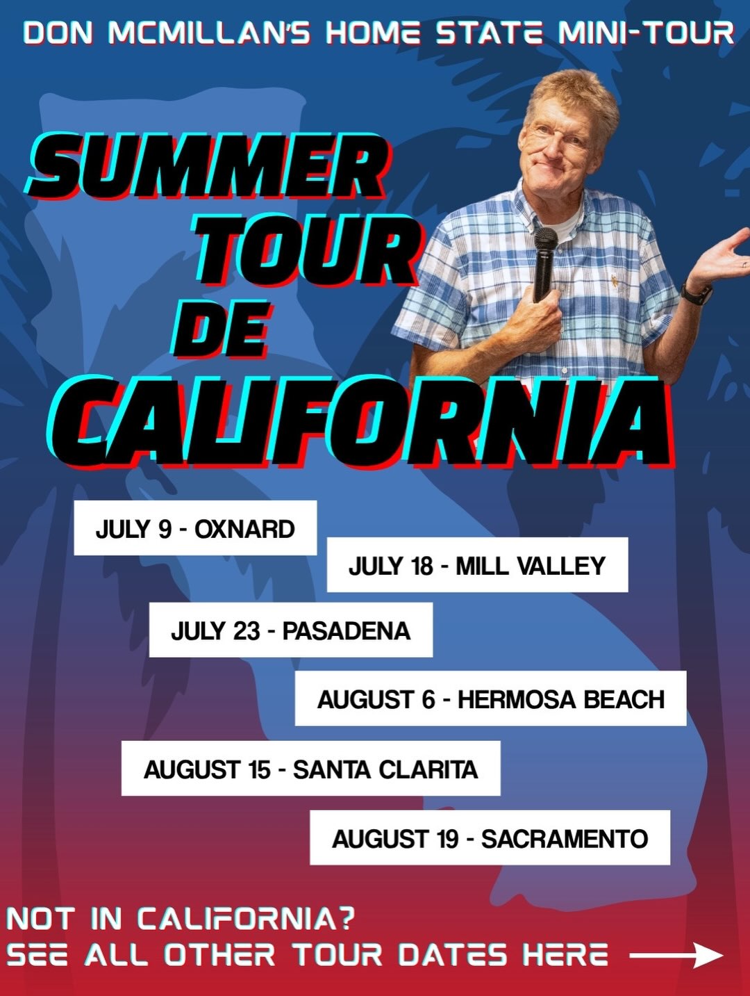 AUGUST Update Comedy Shows at The Comedy & Magic Club