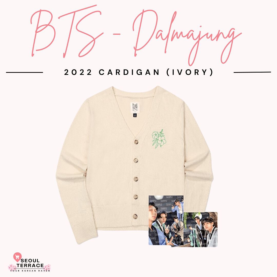 BTS - Dalmajung 2022 Cardigan Ivory 🔗Shop link in our bio or send