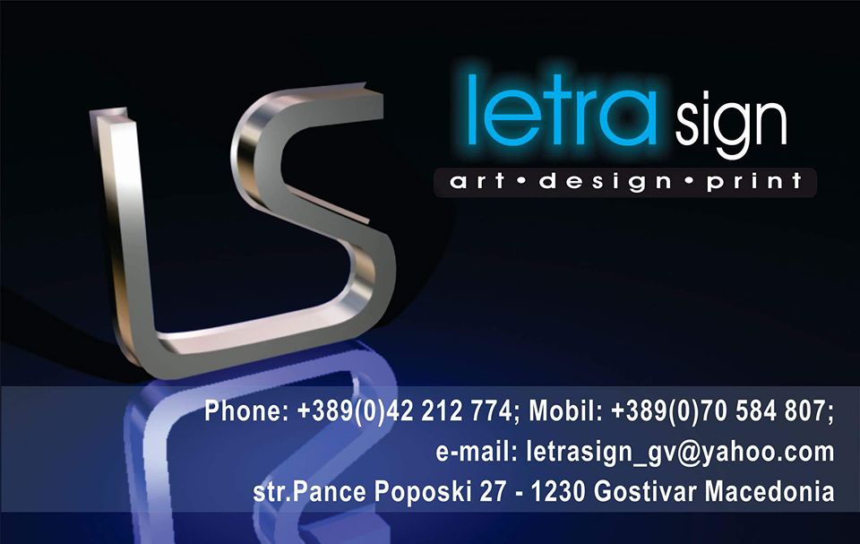 Letra Sign | Gostivar