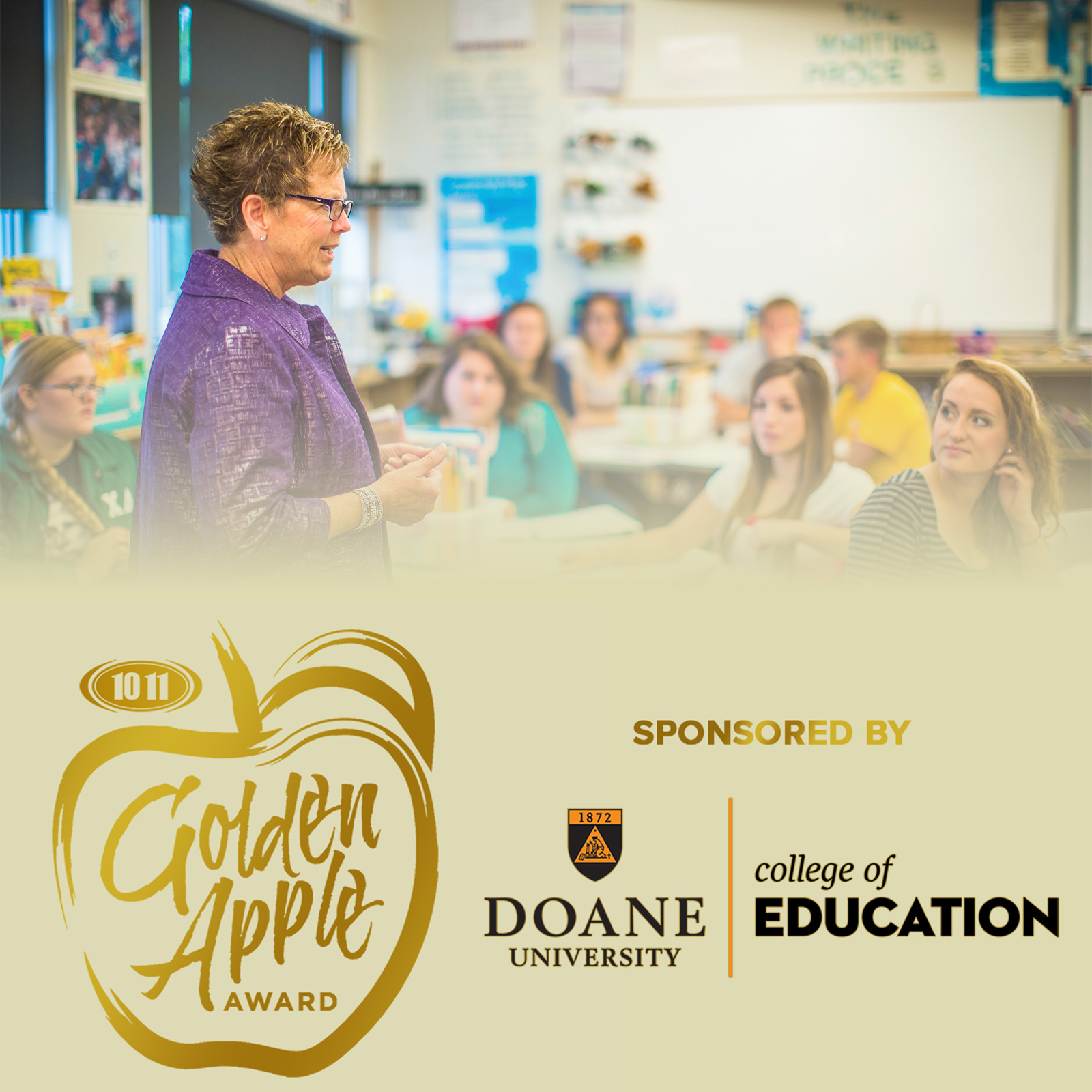 Doane - 🏆🍎 Presenting the Golden Apple Award! This is given each month ...