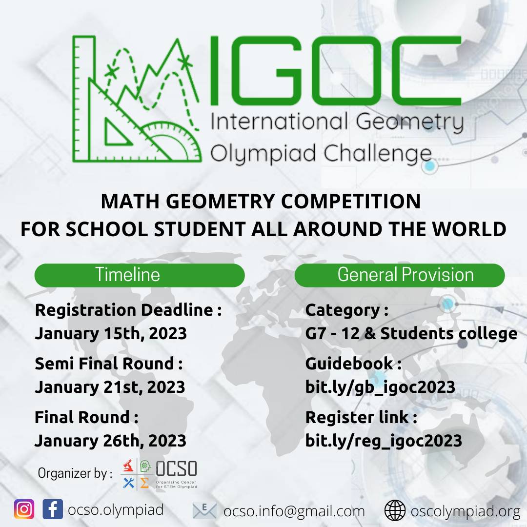International Geometry Olympiad Challenge - IGOC