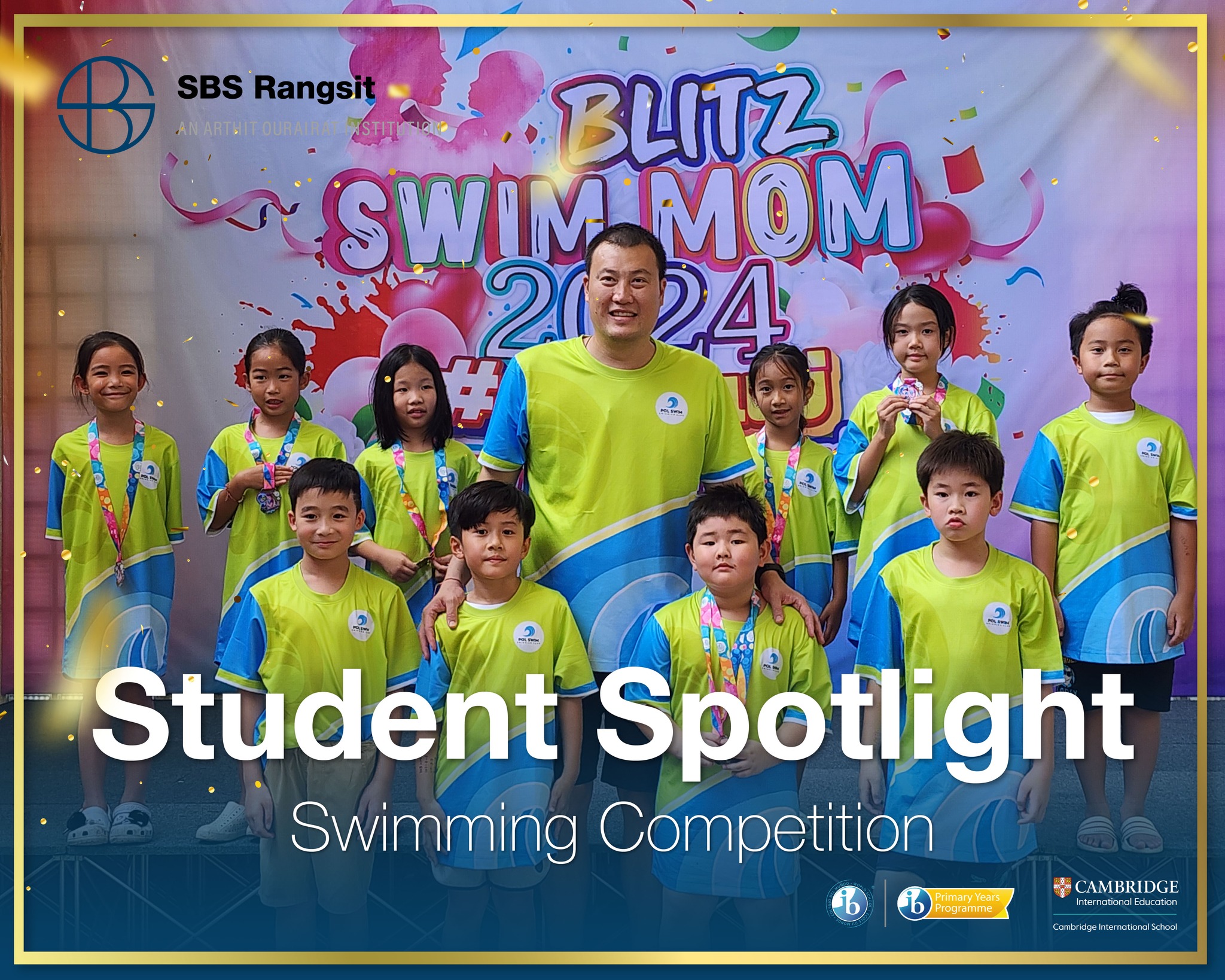 SBS Rangsit - 🏊‍♀️Student Spotlight: SBS Swimmers Shine at...