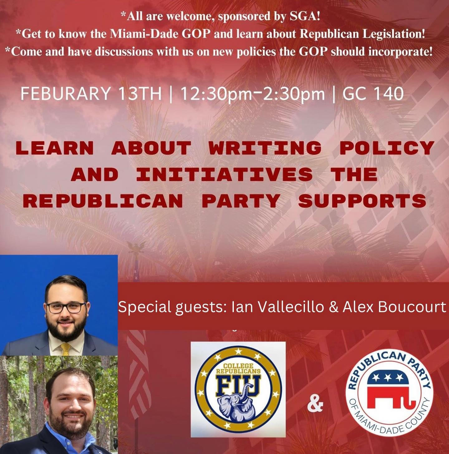 FIU - We are honored to host the Commissioner of Sweetwater, Ian ...