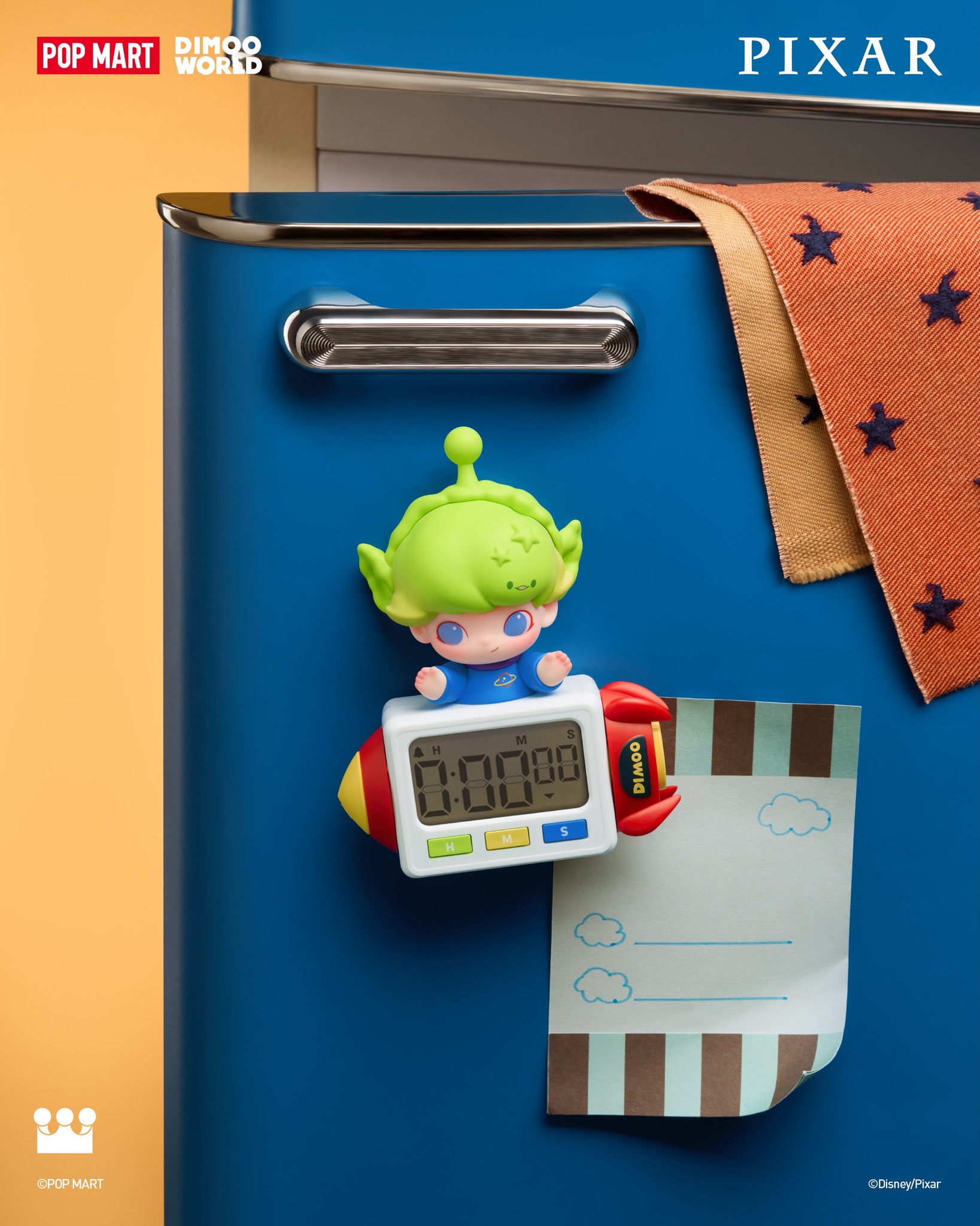 DIMOO WORLD × PIXAR シリーズ マグネットスマホスタンド DIMOO WORLD × PIXAR SERIES-MAGNETIC PHONE HOLDER BLIND BOX/TV