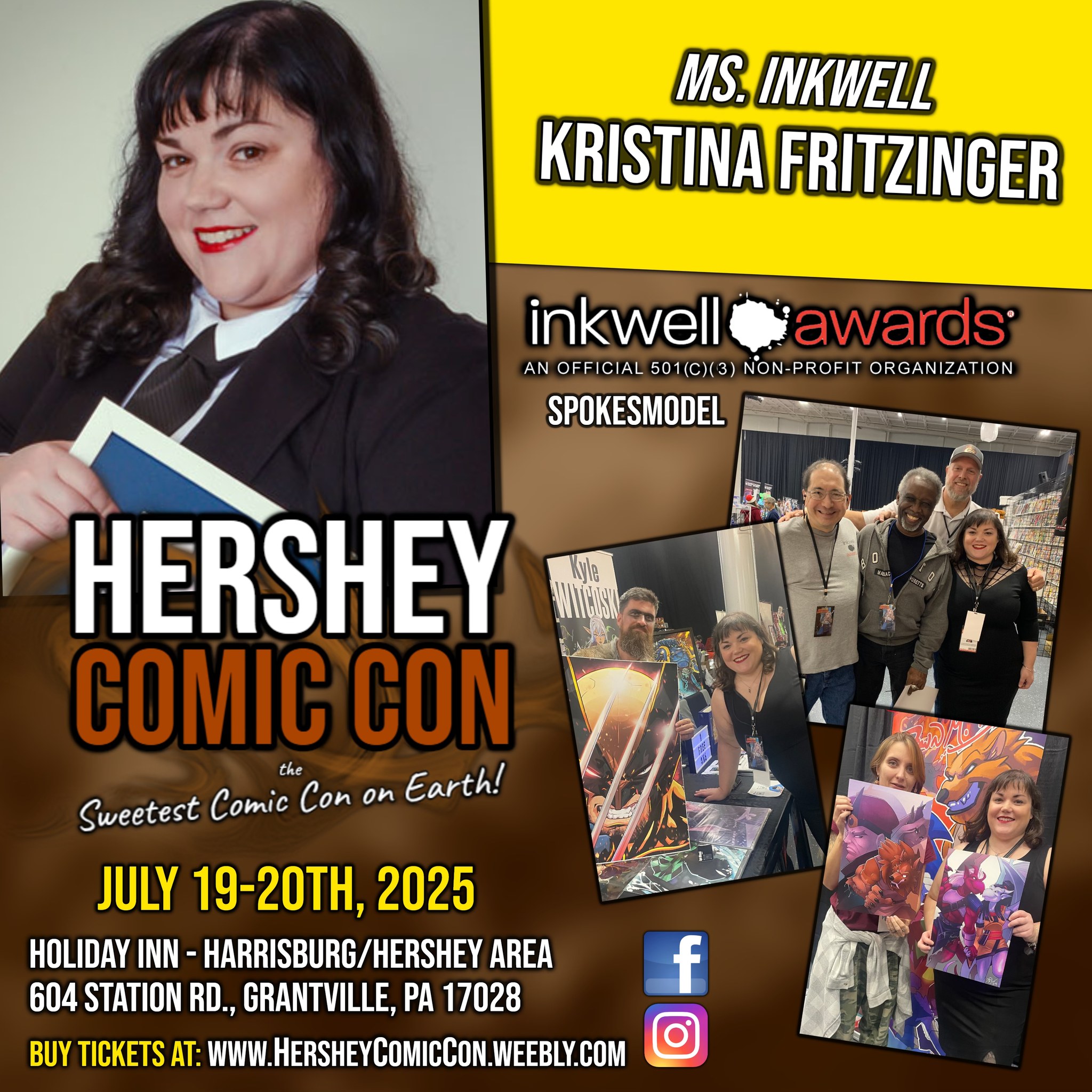 Hershey - It's Ms. Inkwell, aka KRISTINA FRITZINGER! Get your tickets ...