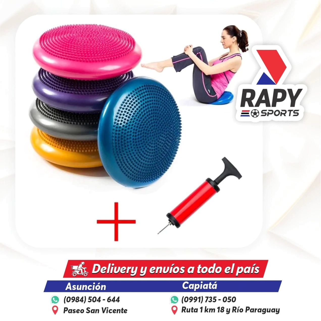 Rapy Sports - EL BOSU sirve para mejorar el equilibrio...