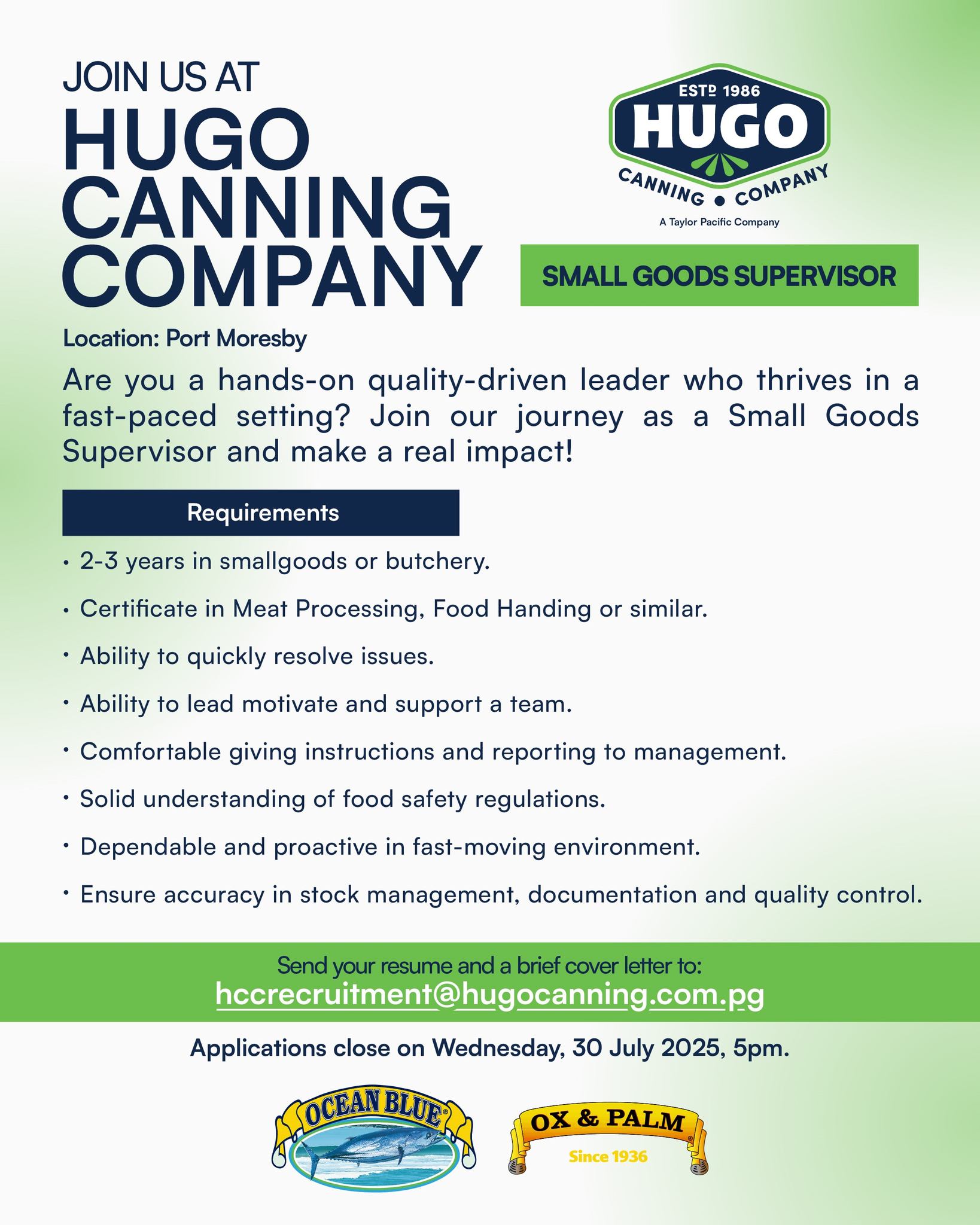 Hugo Canning Company... - Hugo Canning Company Limited PNG
