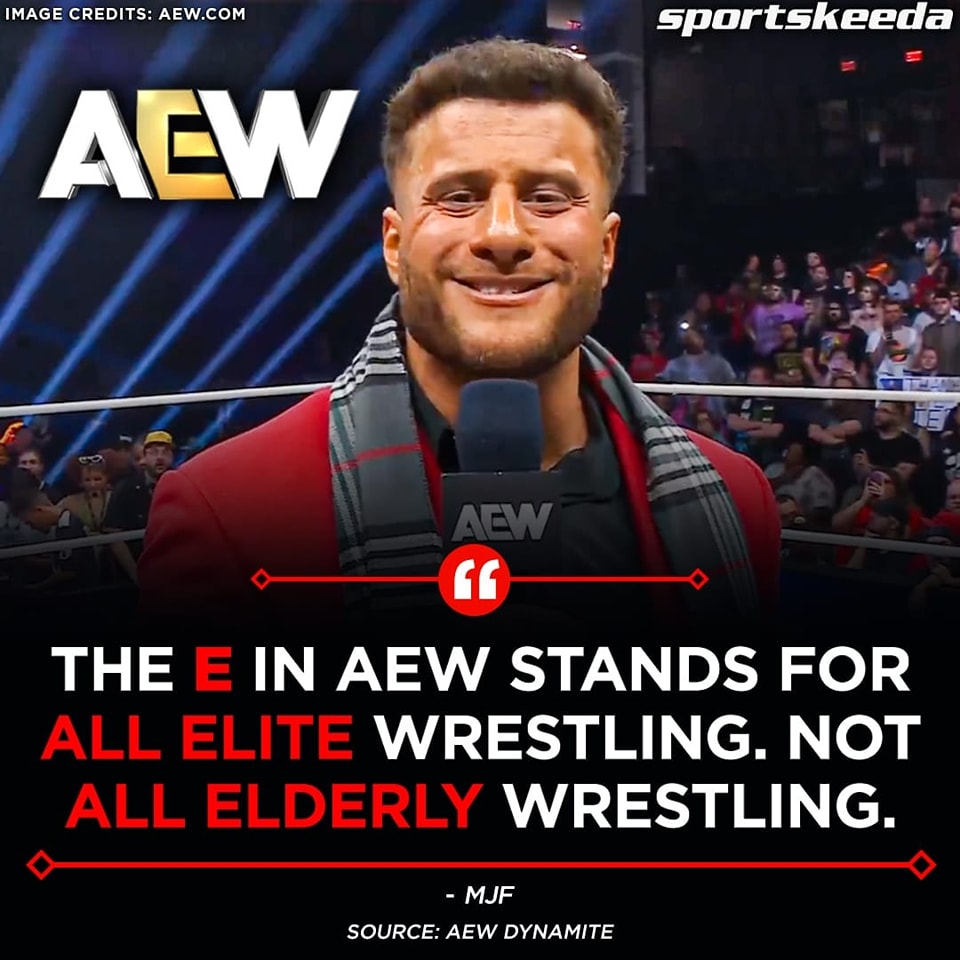 MJF is not the biggest fan of the... - Sportskeeda Wrestling | Facebook