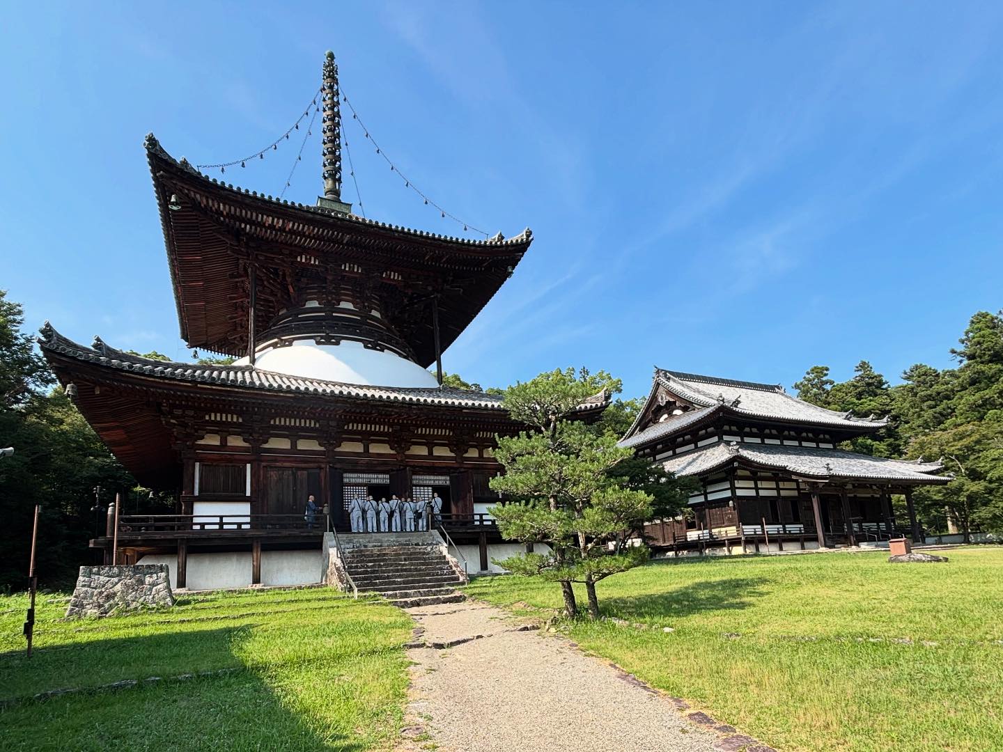 真言宗智山派 総本山智積院 - 左・大塔(国宝)、右・大伝法堂(重要文化財) | Facebook