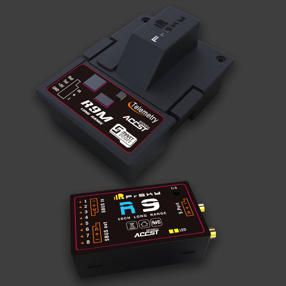 FrSky - FrSky R9 900MHz 16CH Long Range Receiver & R9M Module System R9 ...