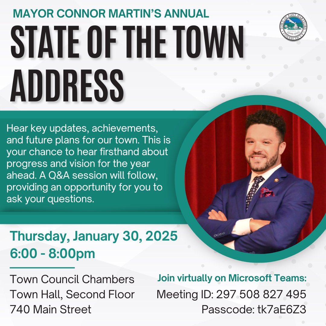 📢 Reminder: Join... - Town of East Hartford, CT – Government