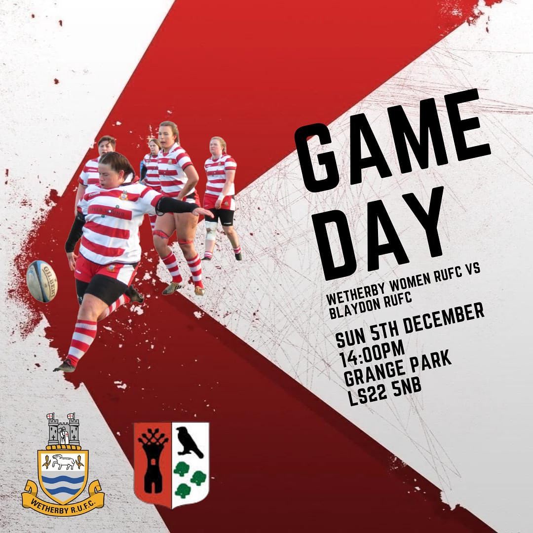 IT’S GAME DAY!! Today we host... - Wetherby Women's RUFC | Facebook