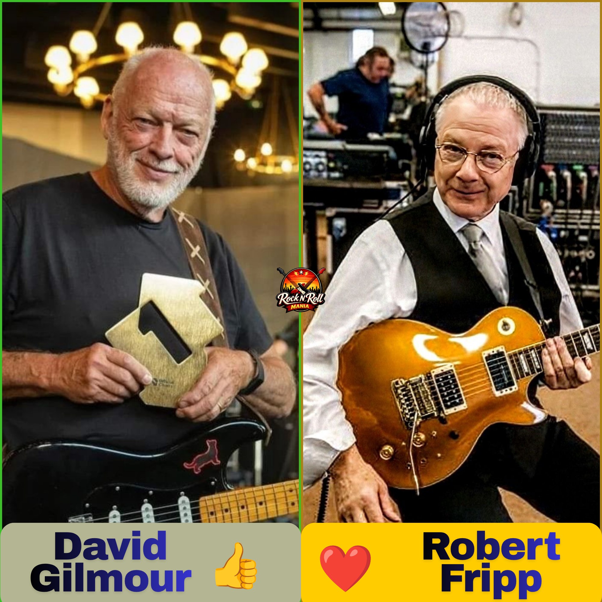 Robert Fripp & Peter Gabriel 🎸🔥❤️