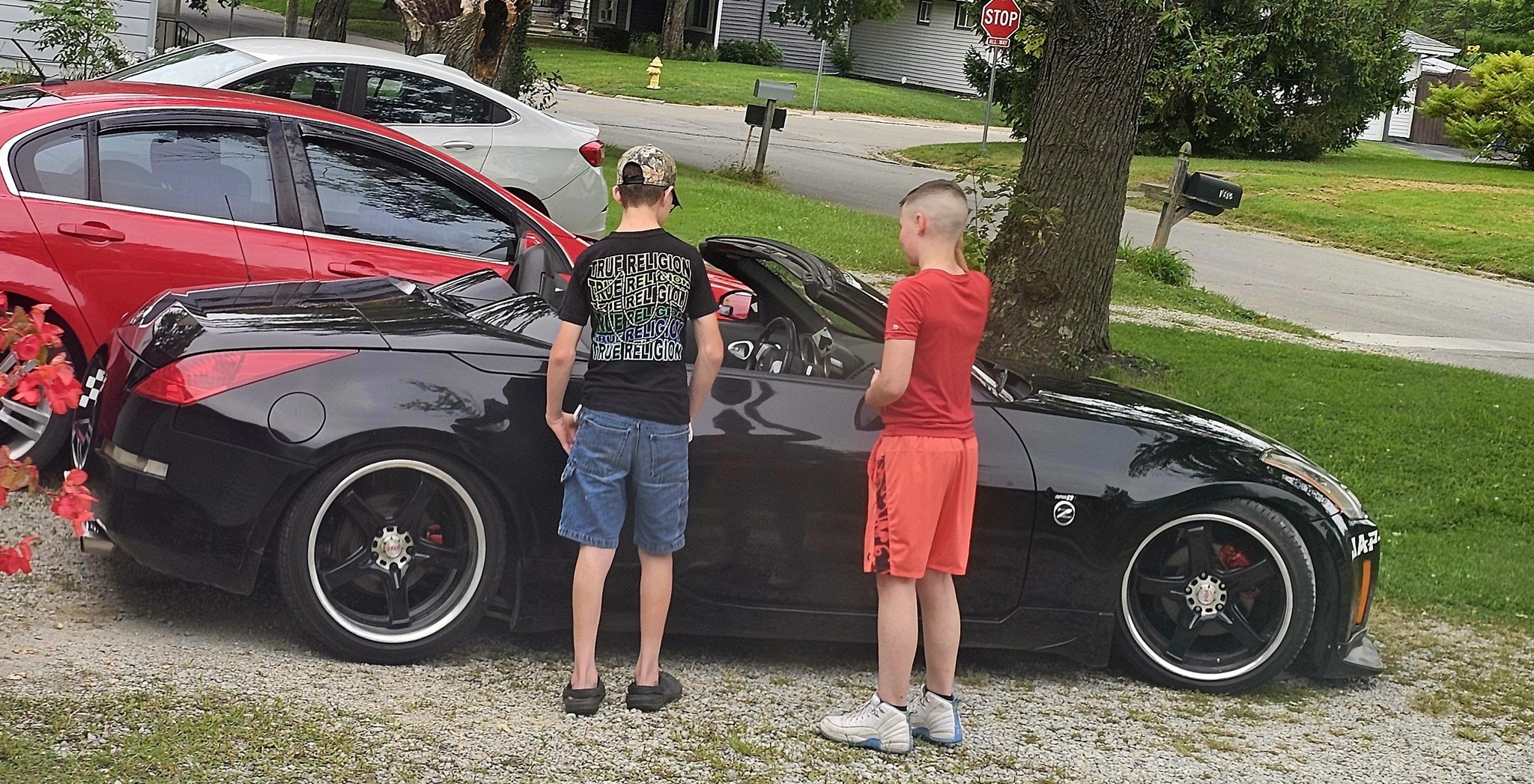 Showing off the Z car after 2 years in garage