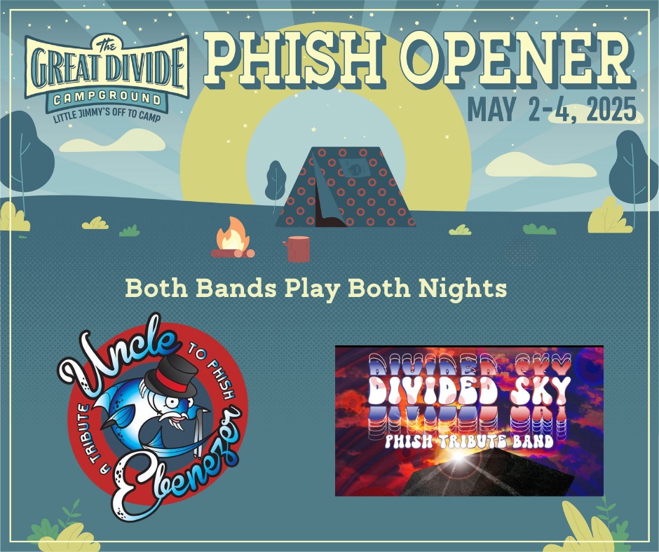 The Great Divide Campground - 2025- Phish Opener at The Great Divide ...