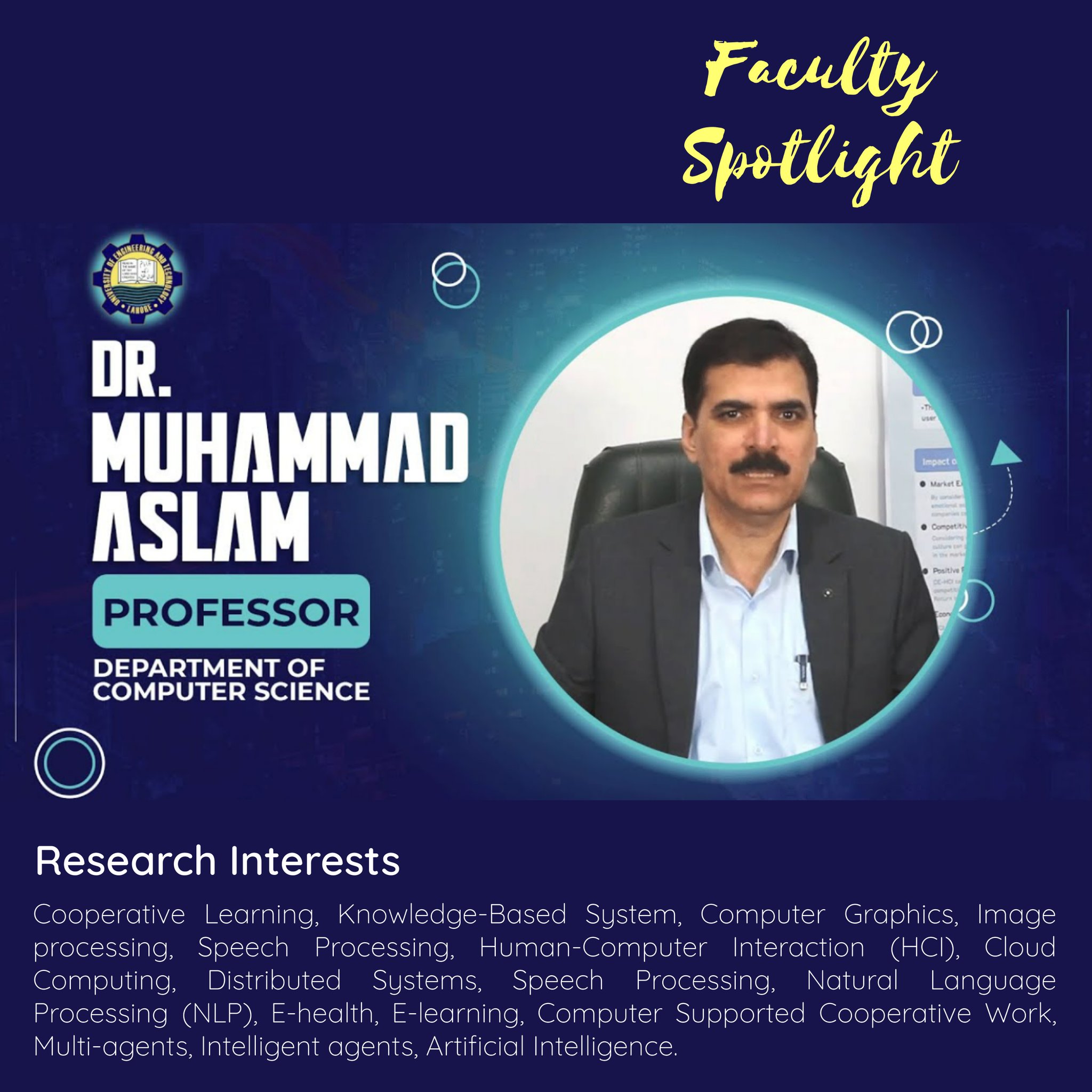Department - 🌟 Faculty Spotlight: Prof. Dr. Muhammad Aslam 🌟 We are ...
