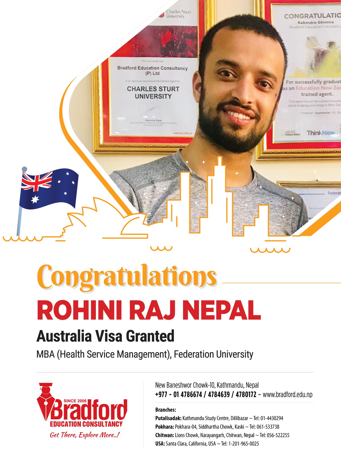 Bradford Global - Congratulations to Mr. Rohini Raj Nepal... | Facebook
