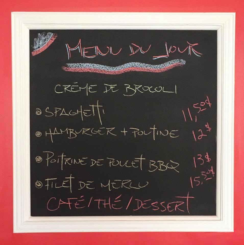 Bon lundi, Voici notre menu du... - Restaurant le Toit Rouge