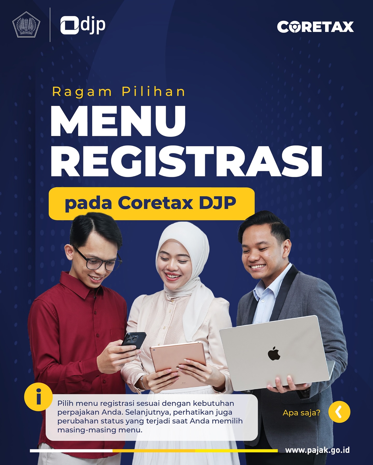 #KawanPajak pilihlah menu... - Direktorat Jenderal Pajak | Facebook