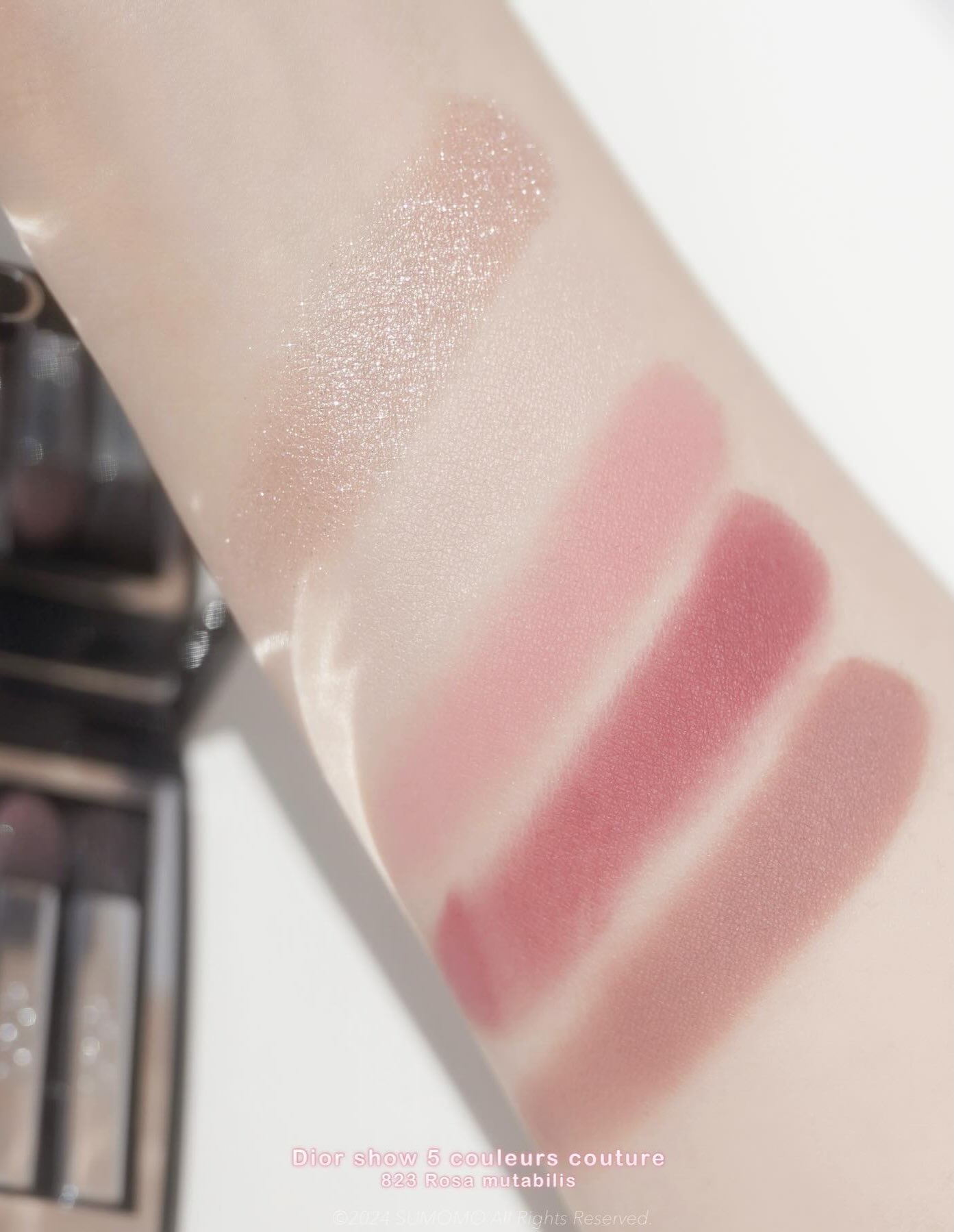 Dior show 5 couleurs couture 823 Rosa mutabilis eyeshadow
