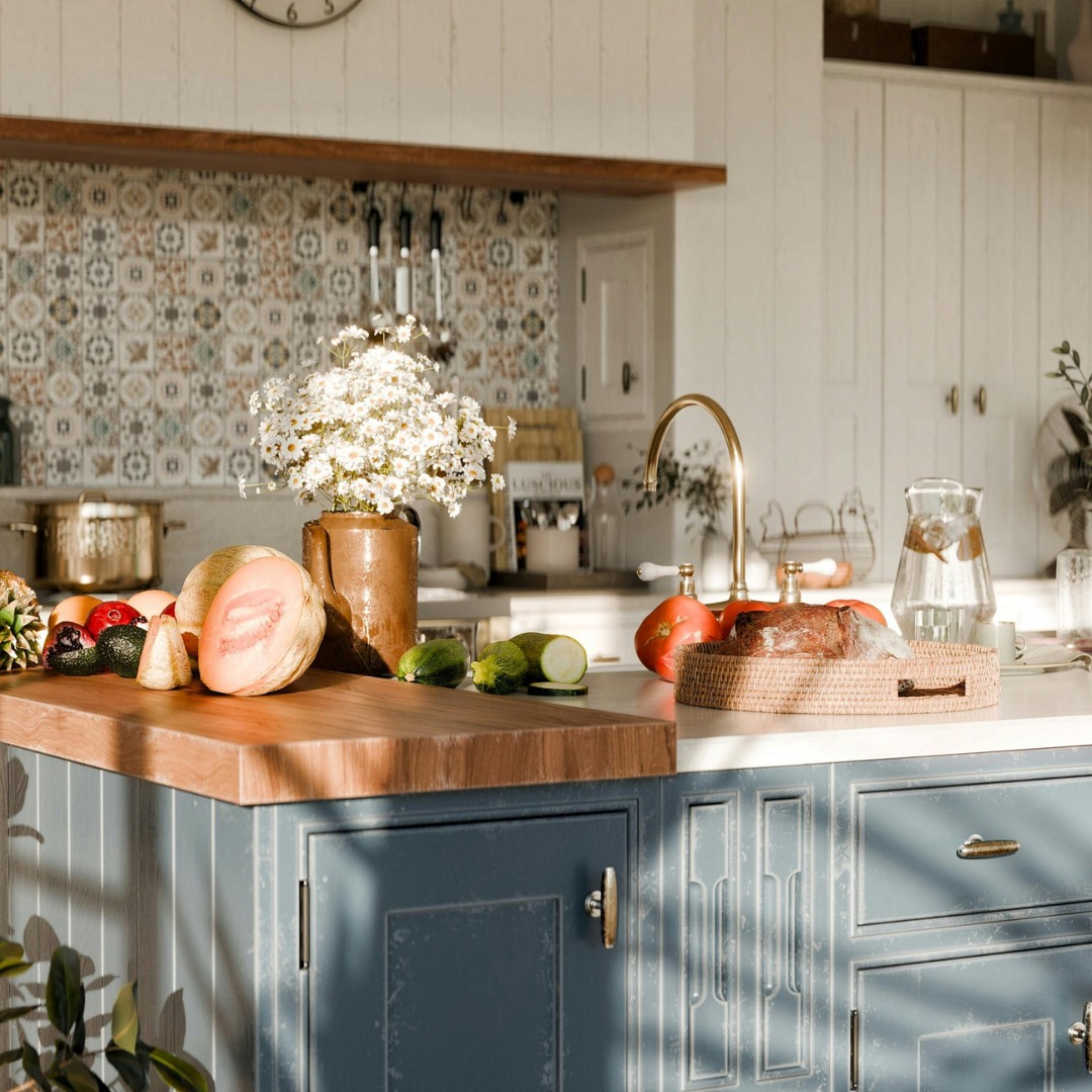 Floors - Warm & Inviting Kitchen Charm This stunning kitchen blends ...