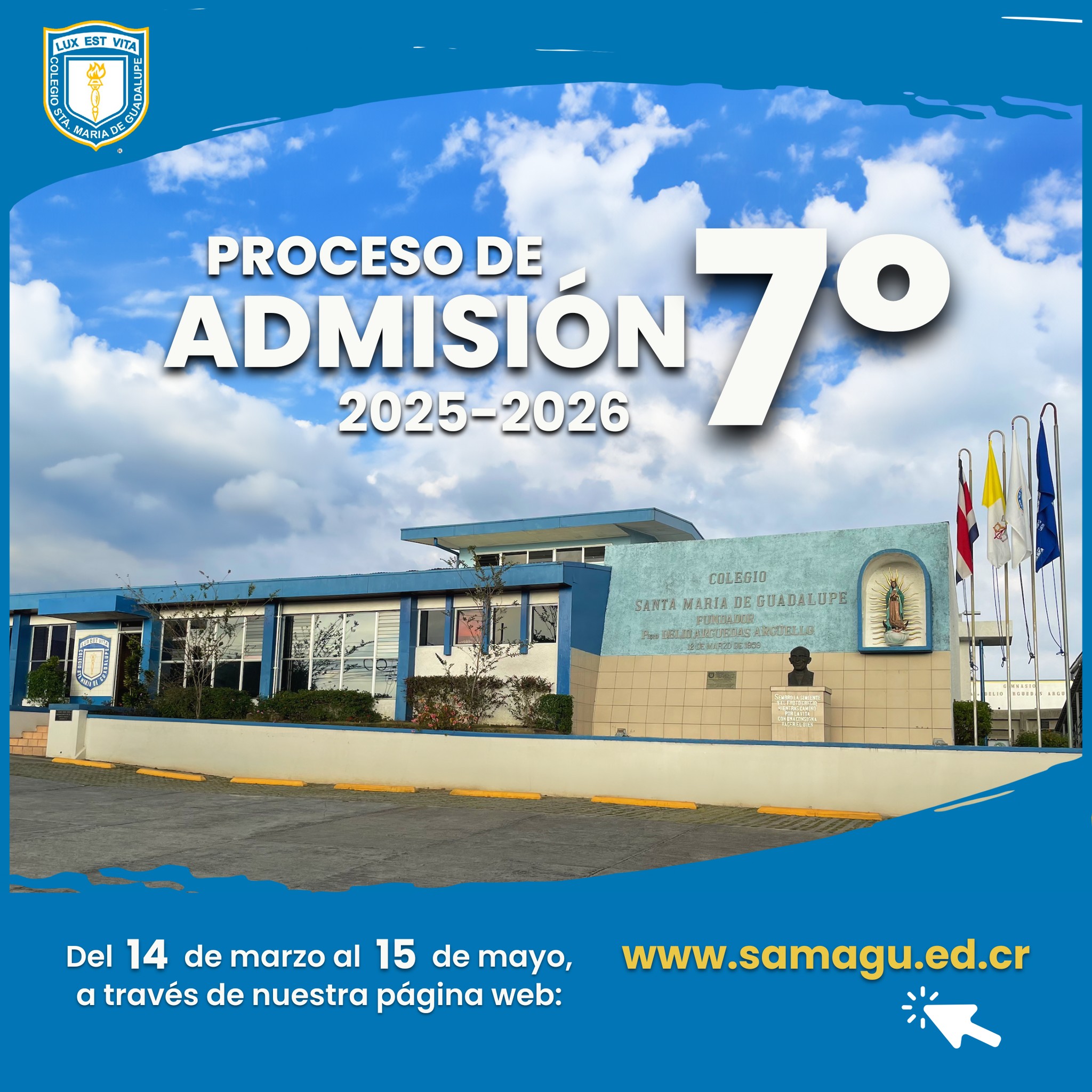 Colegio - 🔵 🟡 #Admisión2025-2026 El #ColegioSAMAGU comunica, a todas ...