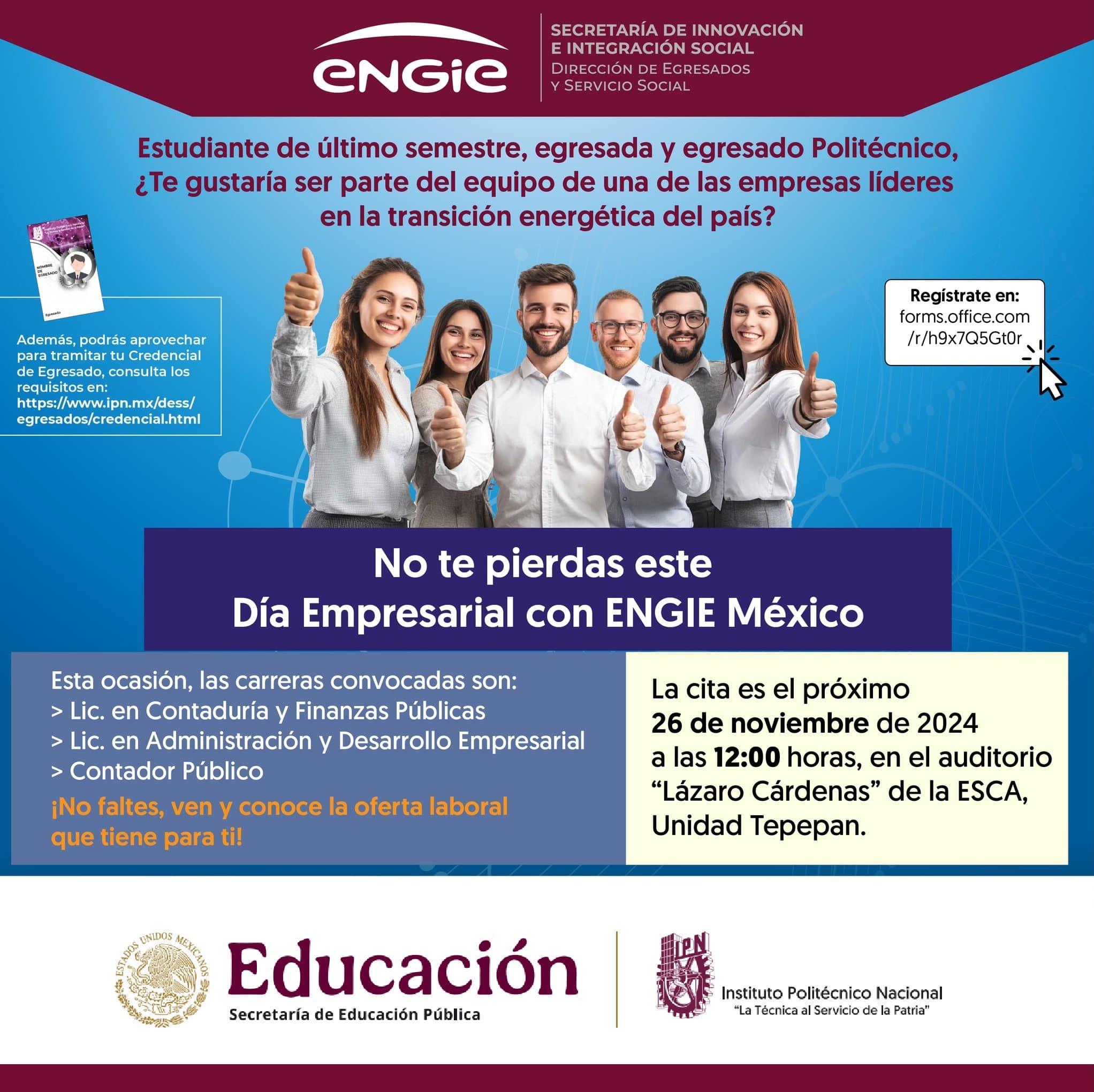 ESCA - ¡Y prepárate para más! La Dirección de Egresados y Servicio ...
