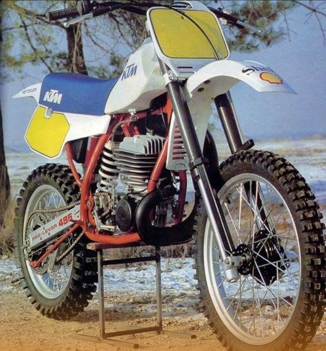 1983 KTM 495MX motocross bike