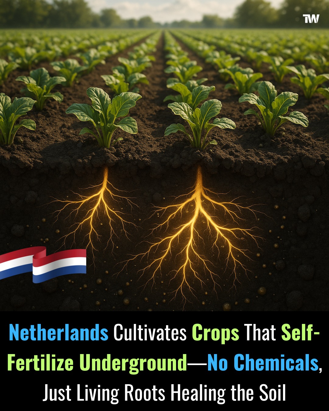 Techworm - 🇳🇱🌾 Dutch Farmers Are Letting Roots Do the... | Facebook